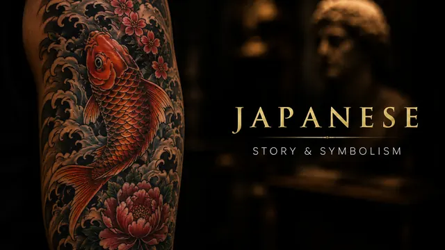 Japanese tattoo on a forearm, by a Puerto Vallarta tattoo artist
