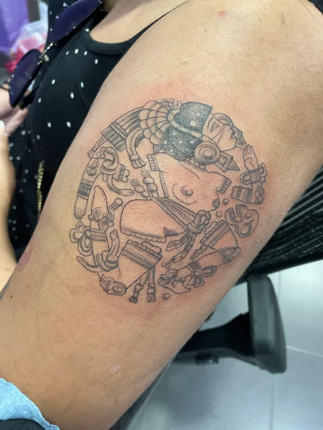 Fine Line tattoo by Paw Marina, Puerto Vallarta