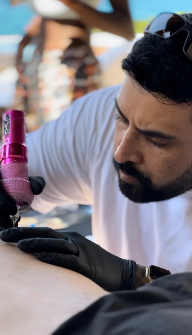 Fernando bakir, tattoo artist at Xolo tattoo in Puerto Vallarta