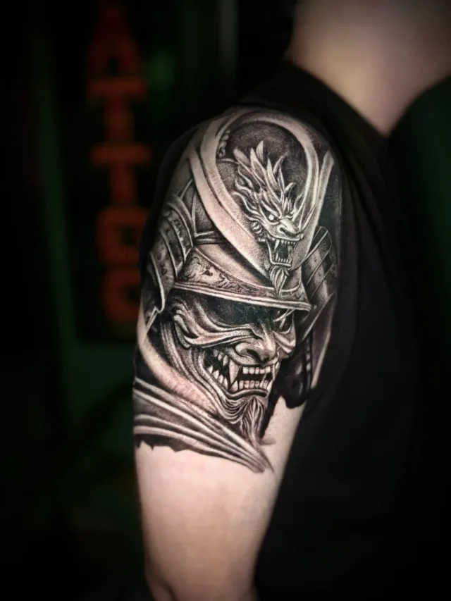 Black & Grey tattoo by Fernando bakir at Xolo tattoo, Puerto Vallarta