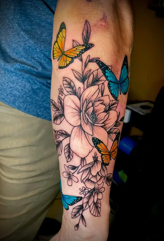 Fine Line tattoo by Kiki Guerrero at Vallarta Ink, Puerto Vallarta