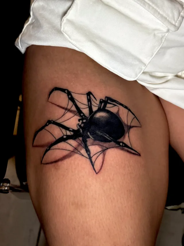 Fine Line tattoo by Kiki Guerrero at Vallarta Ink, Puerto Vallarta