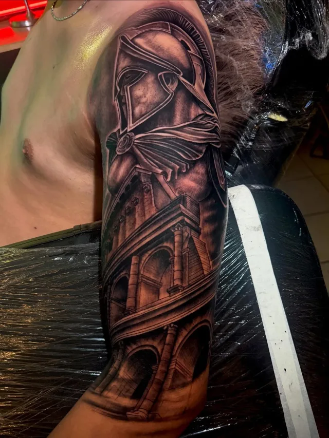 Fine Line tattoo by Kiki Guerrero at Vallarta Ink, Puerto Vallarta