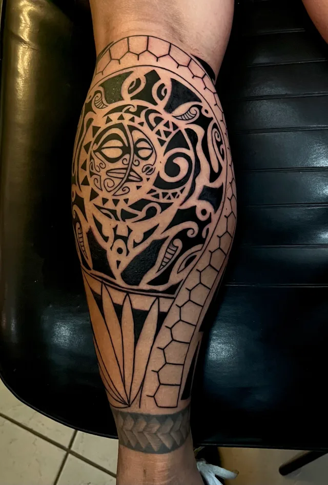 Fine Line tattoo by Kiki Guerrero at Vallarta Ink, Puerto Vallarta
