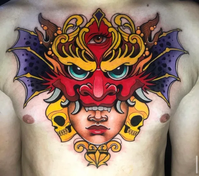 Tatuaje línea fina por Jheny Diemond en Vallarta Ink, Puerto Vallarta