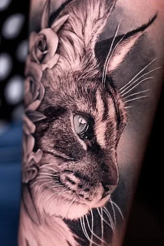 Black & Grey tattoo by Diego at Sample Tattoo Shop, Puerto Vallarta