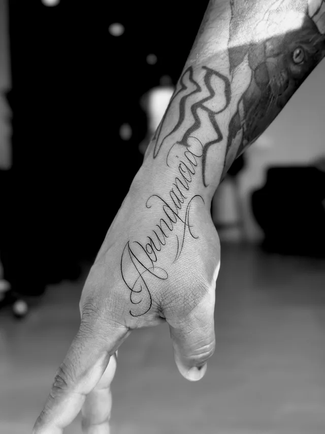 Fine Line tattoo by Christopher Gutierrez, Puerto Vallarta