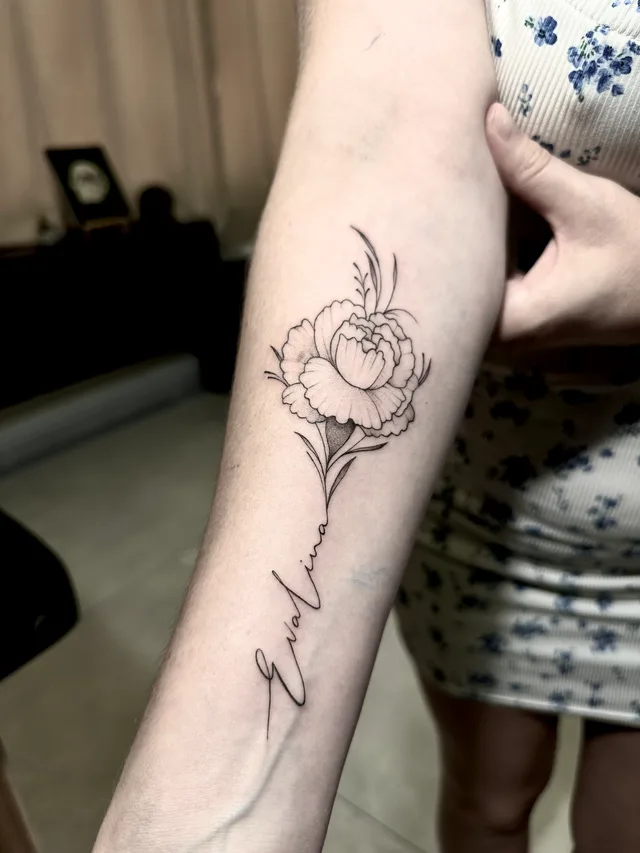 Fine Line tattoo by Christopher Gutierrez, Puerto Vallarta