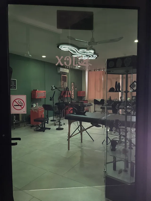 Inside Xolo tattoo, a tattoo studio in Puerto Vallarta