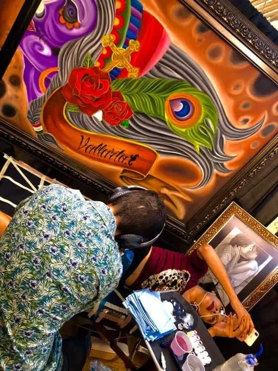 Inside Vallarta Ink, a tattoo studio in Puerto Vallarta